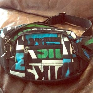 Quiksilver Black and Blue Men's Bag